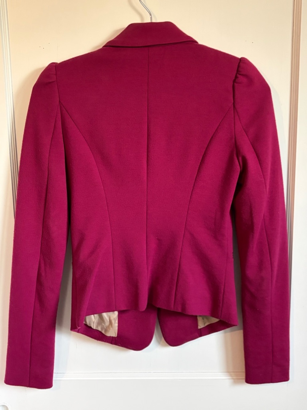 Tinley Road Raspberry Pink Single-Button Blazer - Picture 2 of 5